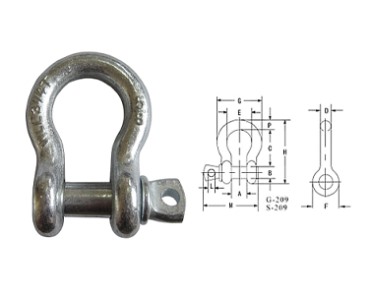 Shackle-G209 US SCREW PIN ANKERSJACKLE