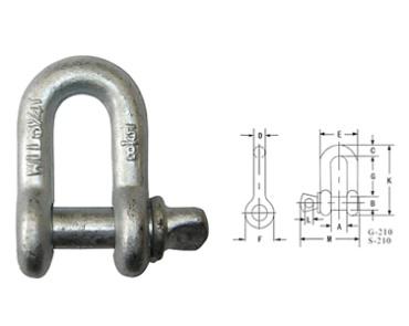 Shackle-G210 US SCREW PIN CHACKLE